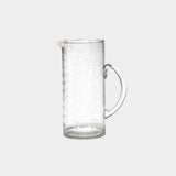 Tuscan Handmade Etched Glass Pitcher
