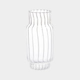 Mimo Clear Optic Glass Vases (Set of 2)