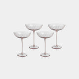 Image of Savoy Optic Swirl Cocktail Glasses