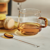 Image of Baglioni Glass Tea and Coffee Cups with Saucers