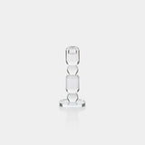Image of Louisa Crystal Glass Taper Candle Holder