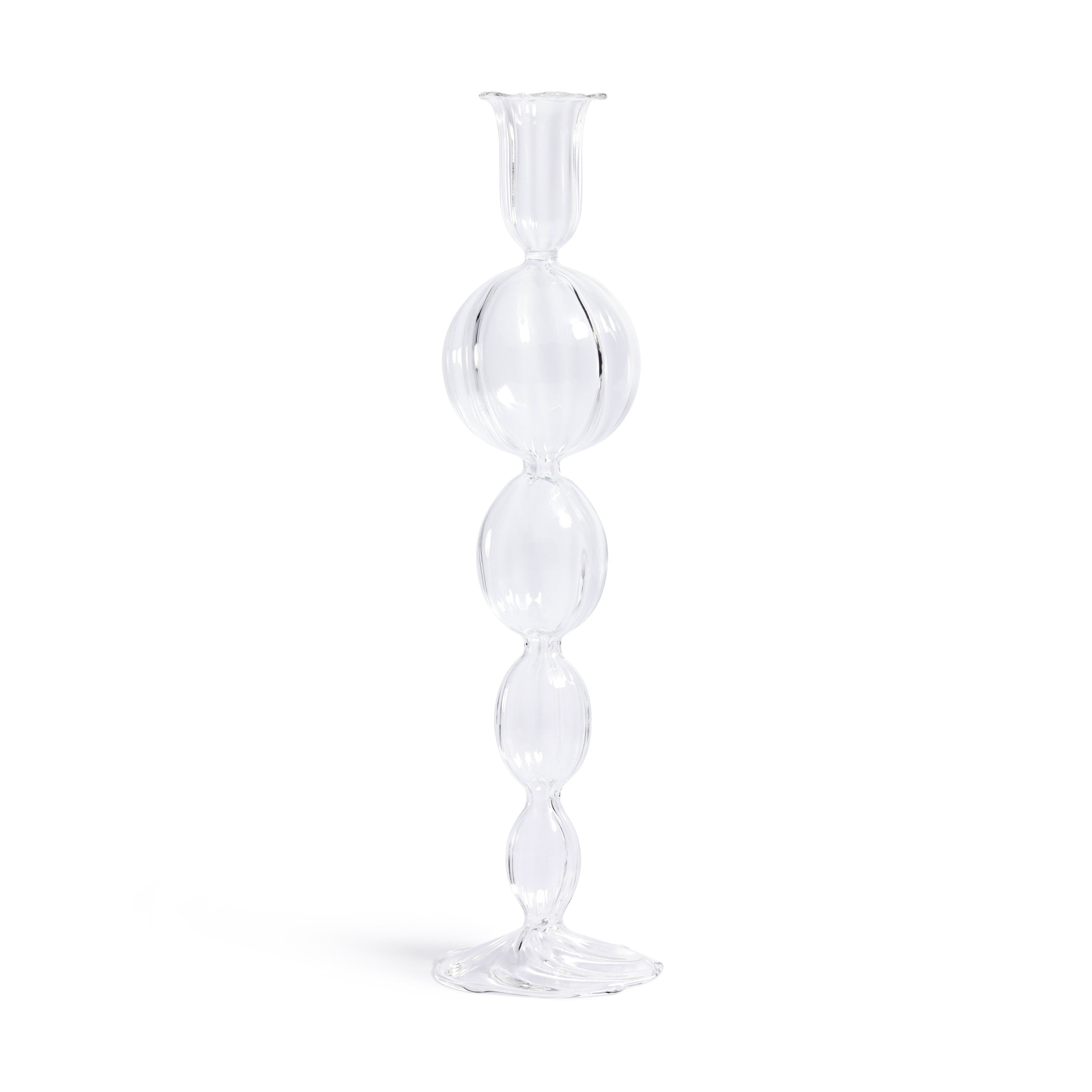 Marais Blown Glass Taper Candle Holders, Set of 4 by The Favorites