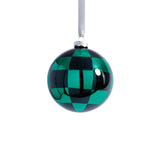 Checkered Glass Ball Christmas Ornaments, Set of 6 by The Favorites