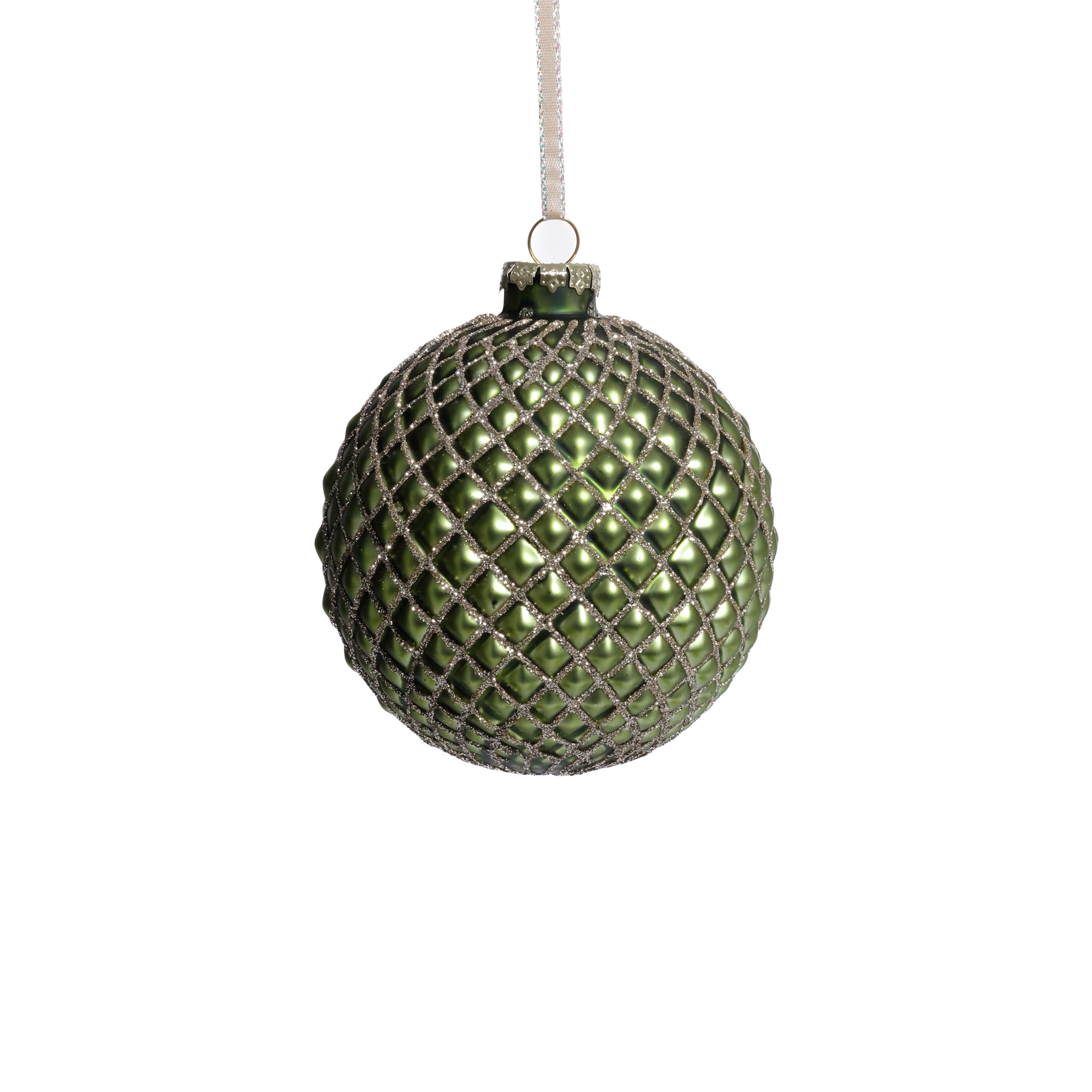 Metallic Glass Ball Christmas Ornaments, Set of 6 by The Favorites