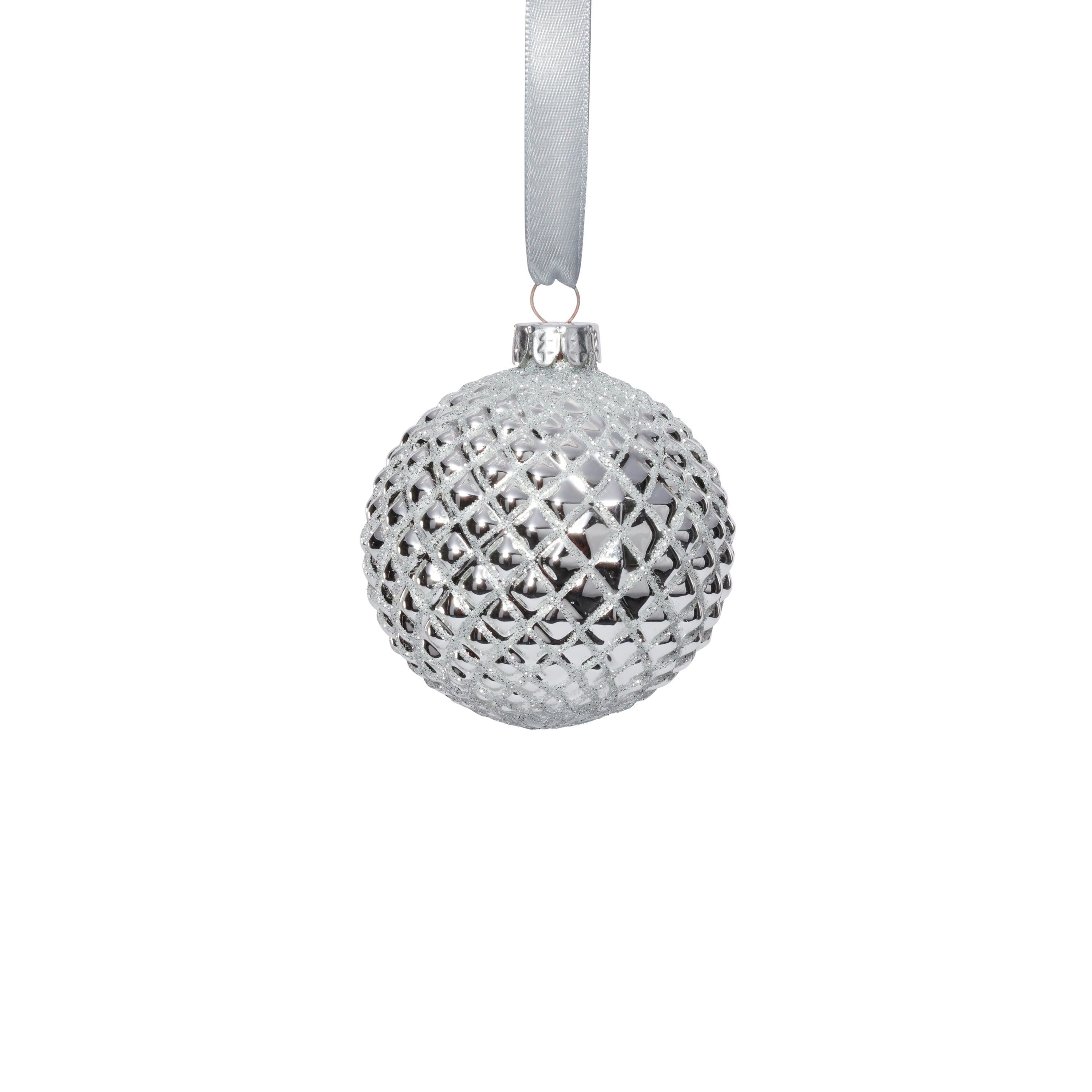 Metallic Glass Ball Christmas Ornaments, Set of 6 by The Favorites