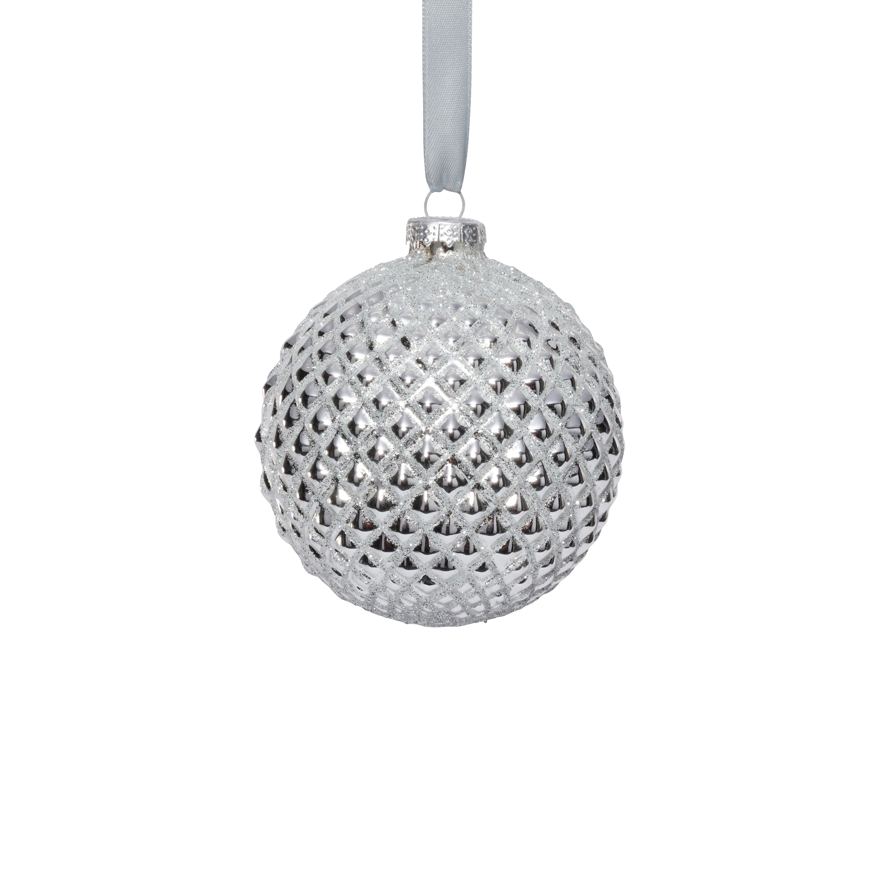 Metallic Glass Ball Christmas Ornaments, Set of 6 by The Favorites