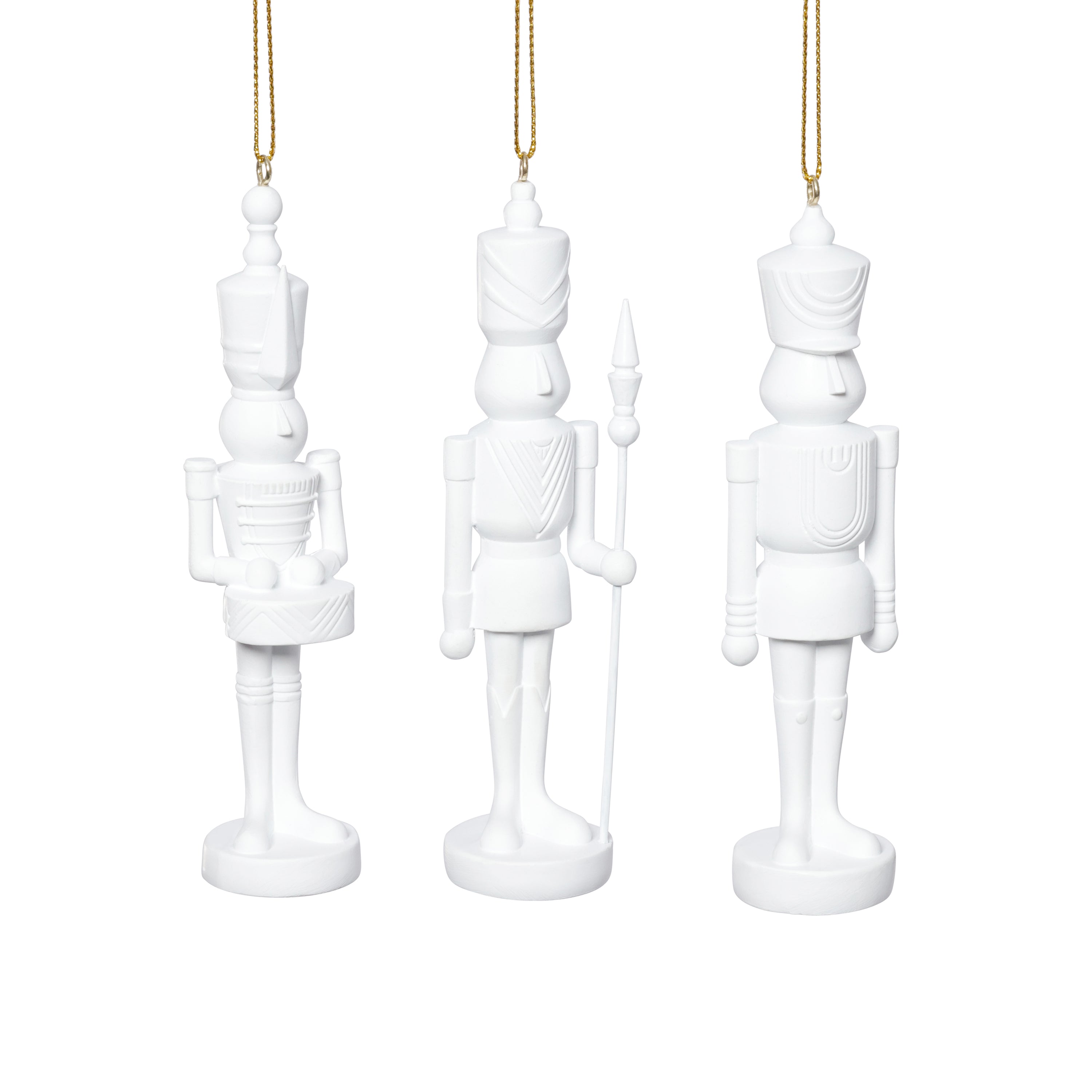 Patrice Soldier Holiday Ornaments, 6 Hanging Pieces (2 Sets of 3 Assorted) by The Favorites