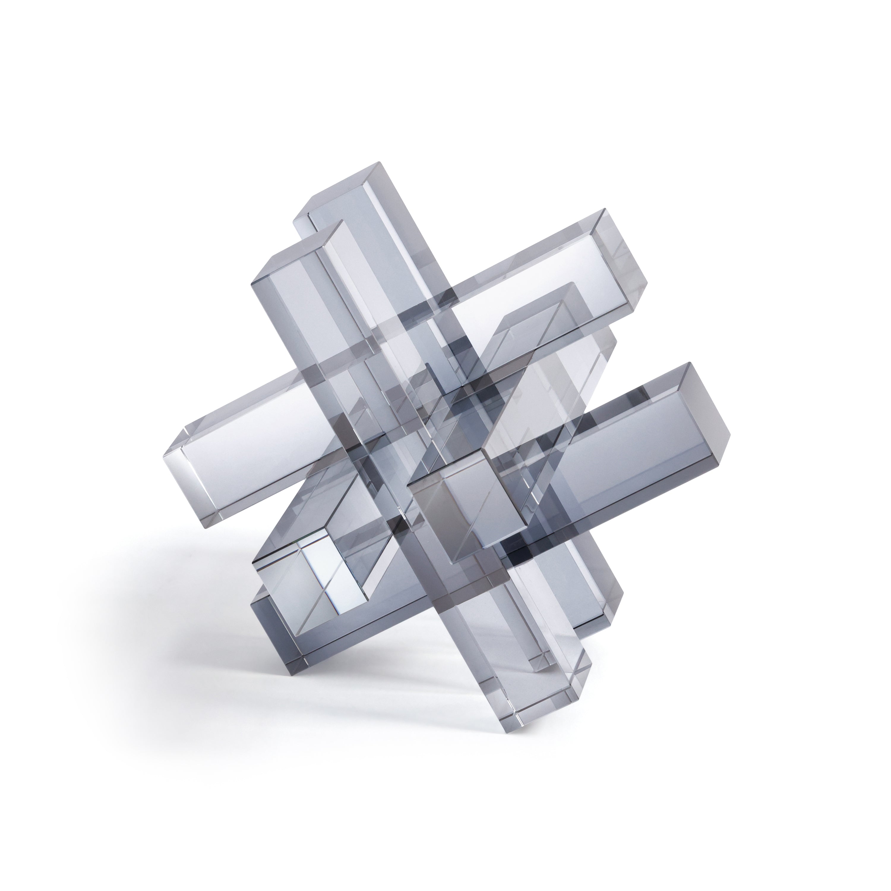 Crystal Glass Interlocking Bookend by The Favorites