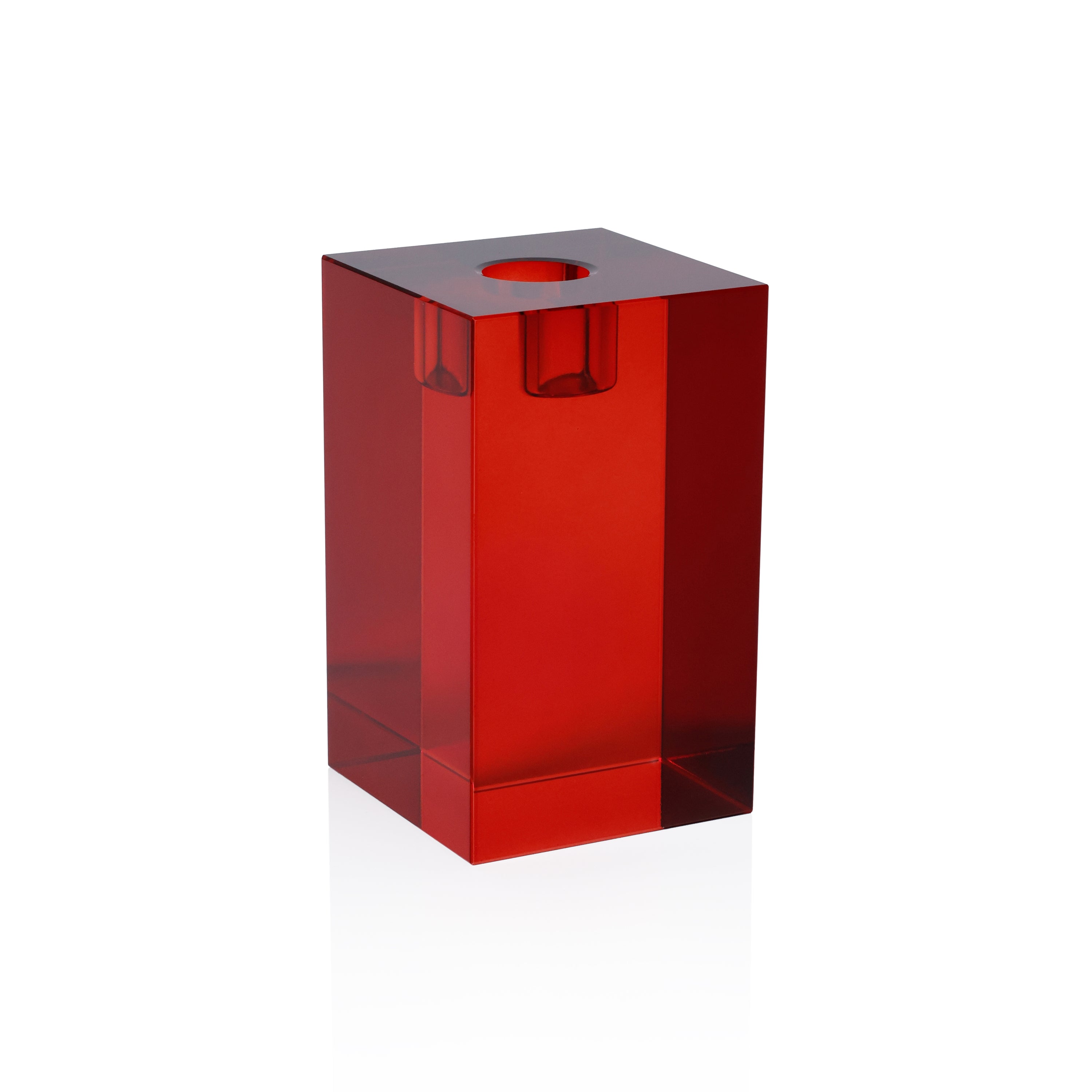 Romy Decorative Crystal Glass Taper Candle Holder by The Favorites