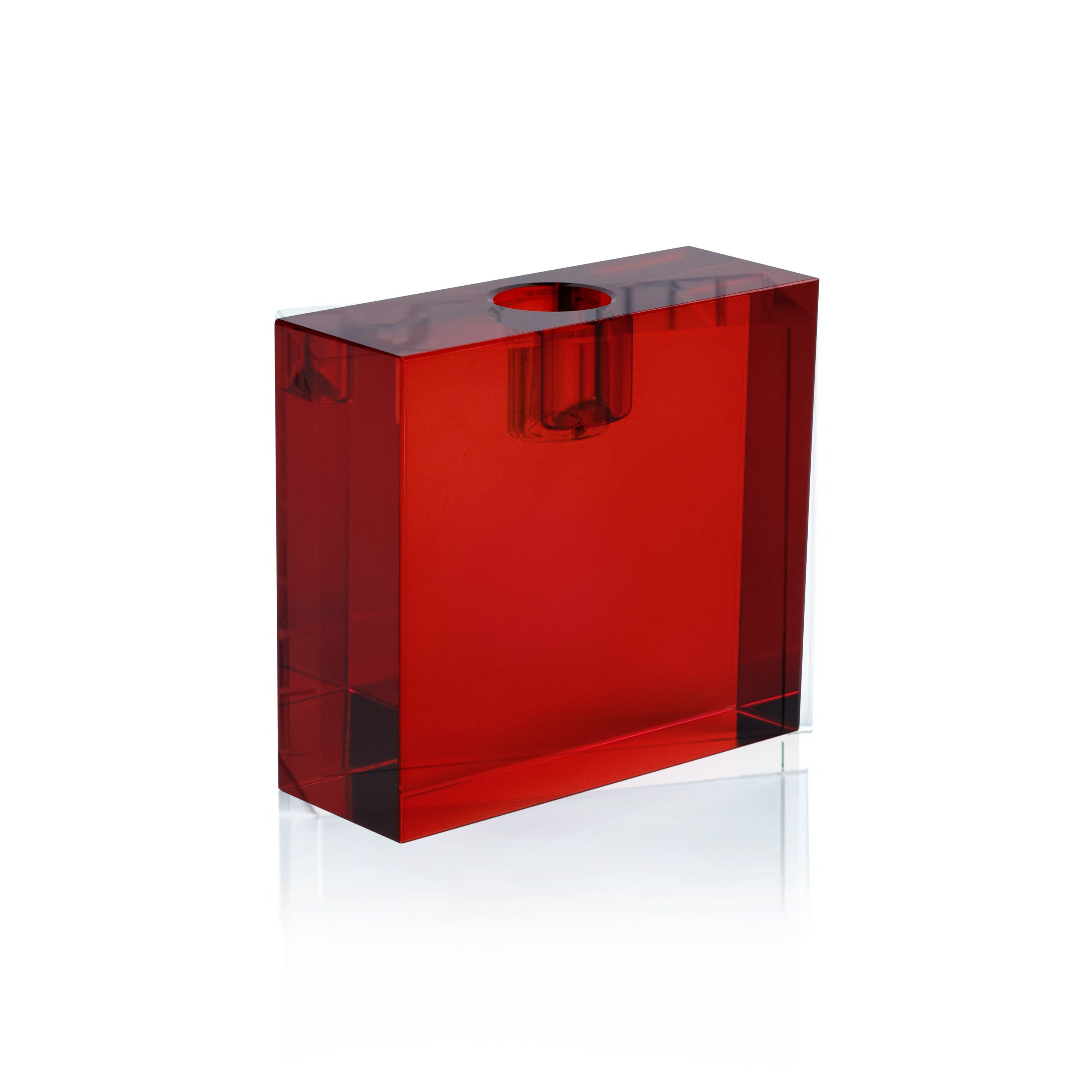 Romy Decorative Crystal Glass Taper Candle Holder by The Favorites
