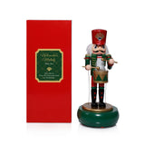 Nutcracker's Melody Round Base Holiday Music Box, (Set of 3 Assorted)