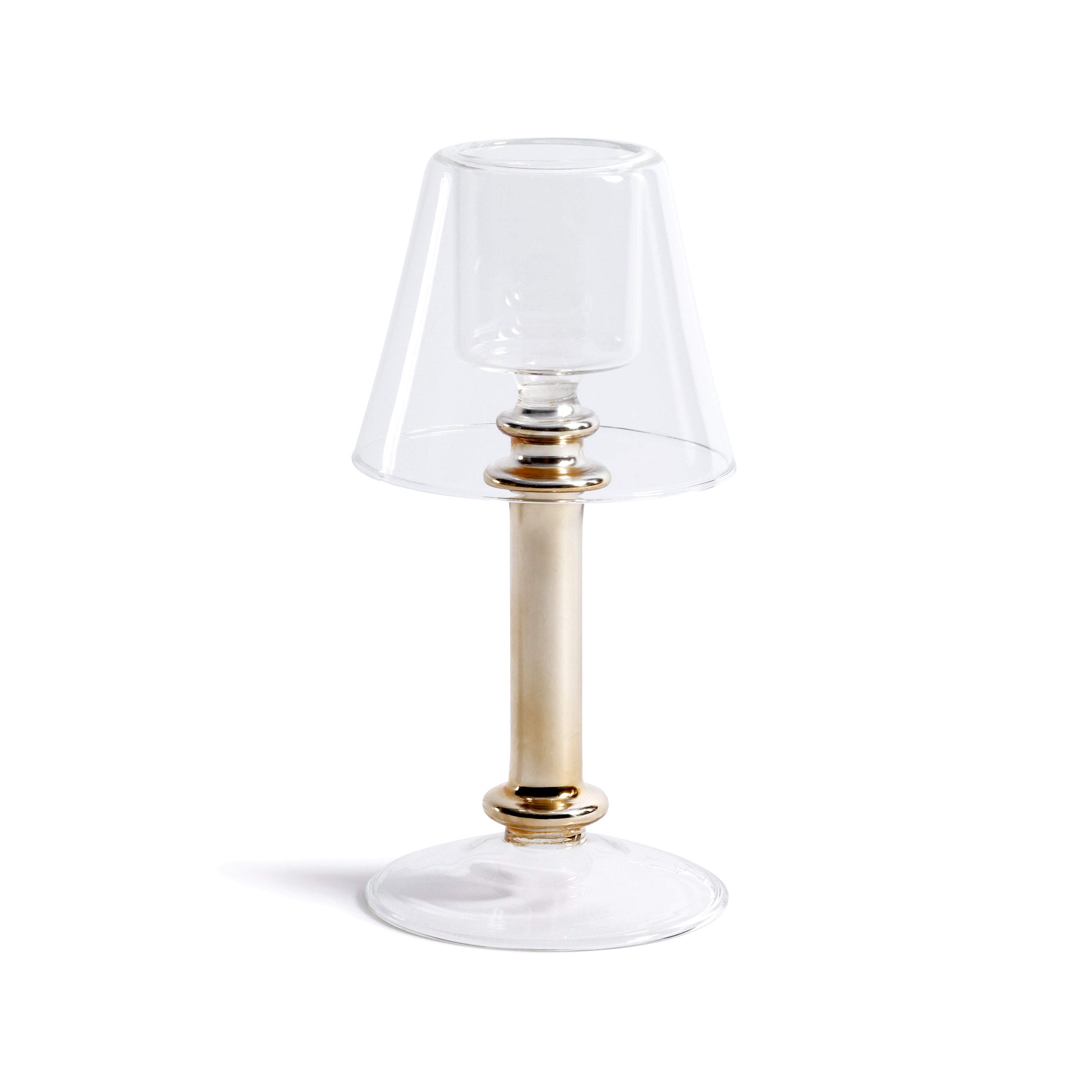 Isola Glass Tealight Lamp Candle Holder by The Favorites
