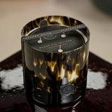Image of Apothecary Guild Opal Glass Three-Wick Candle, Black Fig Vetiver