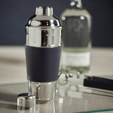 Image of Laguna Nickel & Leather Cocktail Shaker