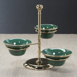Monte Napoleone 3-Tier Condiment Bowl Set