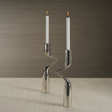 Liaison 2-Piece Metal Candle Holder Set