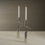 Liaison 2-Piece Metal Candle Holder Set