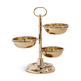 Polished Metal 3-Tier Appetizer and Condiment Server by The Favorites