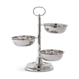 Polished Metal 3-Tier Appetizer and Condiment Server by The Favorites