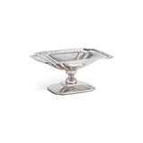 Lucente Polished Stainless Steel Footed Serving Dish by The Favorites