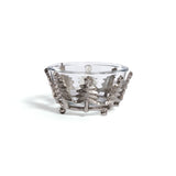 Forêt d’Hiver Glass & Metal Bowl, Decorative & Serving by The Favorites