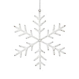 Beaded Snowflake Christmas Hanging Décor Ornaments, Set of 12 by The Favorites