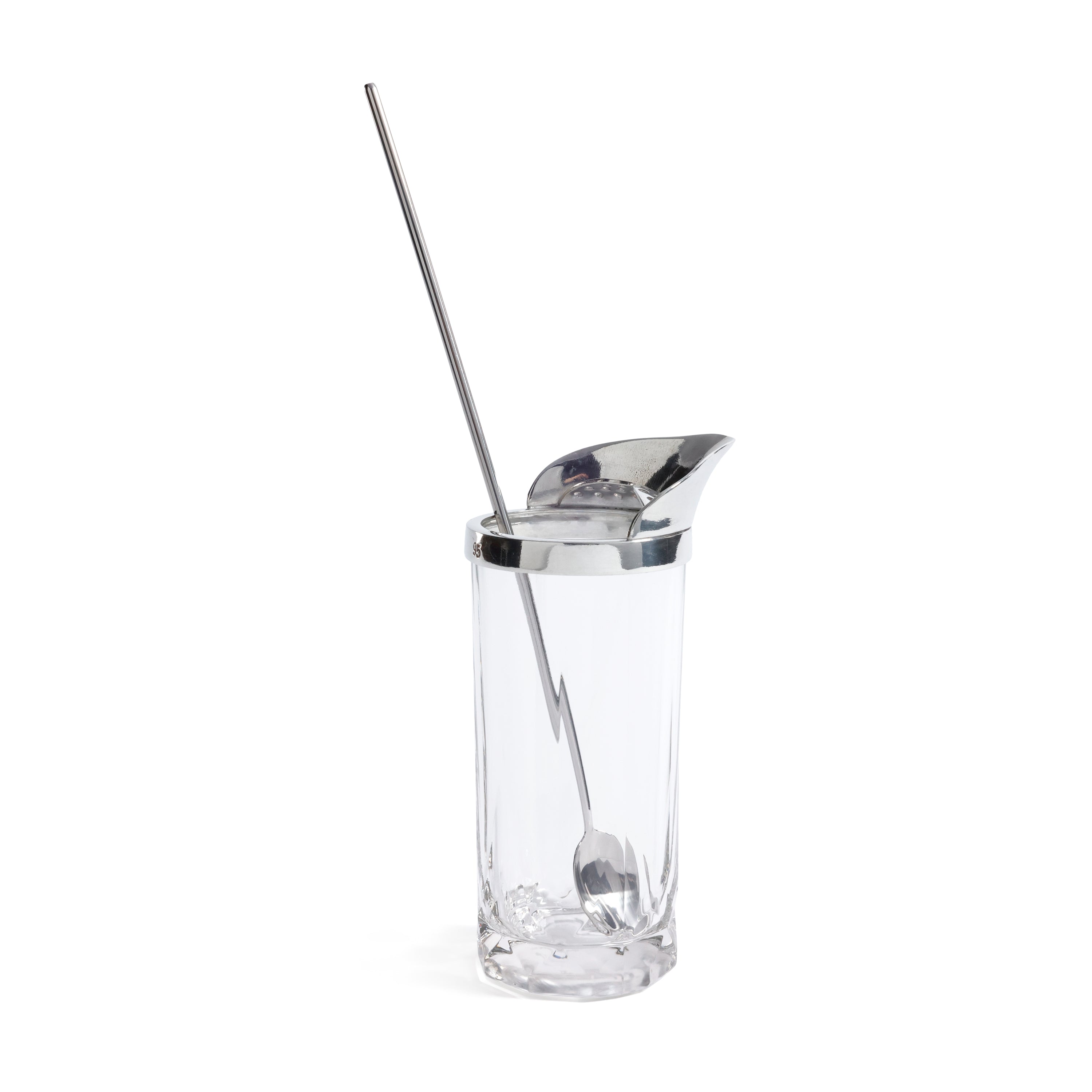 St. Anton Pewter & Glass Shaker with Stirrer by The Favorites