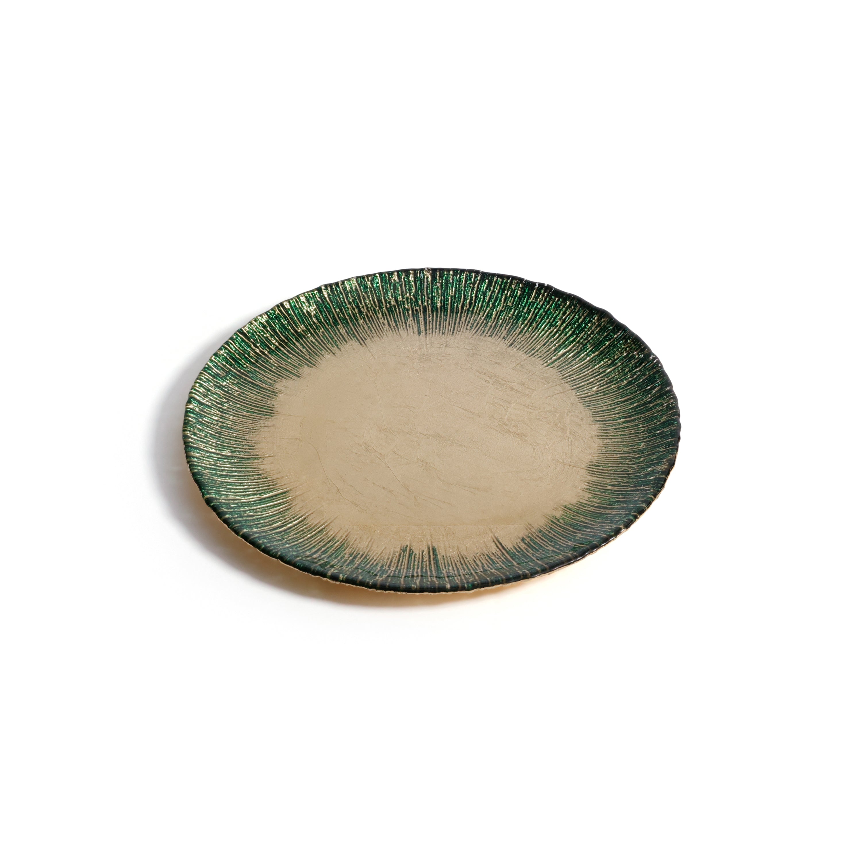 Celestial Rim Glass Dessert Plates, Set of 6 by The Favorites