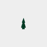 Tinsel & Tone Tree - Dark Green - 6.75 in