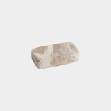 Crema Fossil Marble Soap Bar Holder