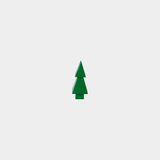 Tinsel & Tone Tree - Light Green - 6.75 in