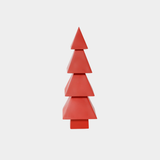 Tinsel & Tone Tree - Red - 14.75 in