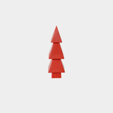 Tinsel & Tone Tree - Red - 10.5 in