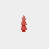 Tinsel & Tone Tree - Red - 8.25 in