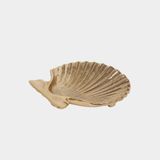 Sanibel Shell Trays in Aluminum Gold (Set of 2)