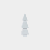 Tinsel & Tone Tree - White - 10.5 in