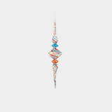 Multicolor Glass Finial Ornament