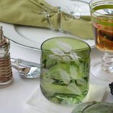 Fern Leaf Rock Glasses (Set of 4)