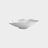 Alfresco Ceramic Round Wavy Bowl on Stand