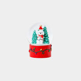 Mountain Dog Celebrating the Holidays Snow Globe