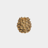 Golden Pine Cone Pillar Holder - Small