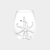 Octopus Stemless Glasses, Set of 6