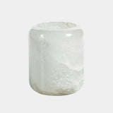 Teran Polished Alabaster Stone Candle Holder/ Vase, Extra Large