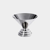 Mayan Metal Condiment Bowl in Nickel (Small)