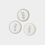 The Salty Bar Appetizer Plates, Set of 6 - Merman