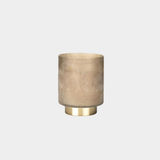 Cortina Scented Candle Jar - Large - Taupe