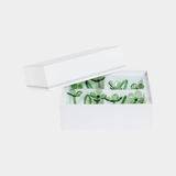 PRE-ORDER Botanica Glass Flower Napkin Rings (Set of 4 ) in Green