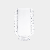 Vintage Braided Glass Vase in Clear