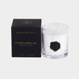 Apothecary Guild Opal Glass Small Candle Jar in Gift Box, Elderflower Gin