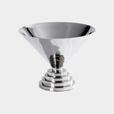Mayan Metal Condiment Bowl in Nickel (Large)